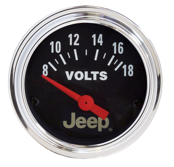AutoMeter 880242 GAUGE; VOLTMETER; 2 1/16in.; 18V; ELEC; JEEP - Truck Part Superstore