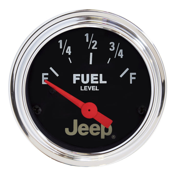 AutoMeter 880243 GAUGE; FUEL LEVEL; 2 1/16in.; 0OE TO 90OF; ELEC; JEEP - Truck Part Superstore