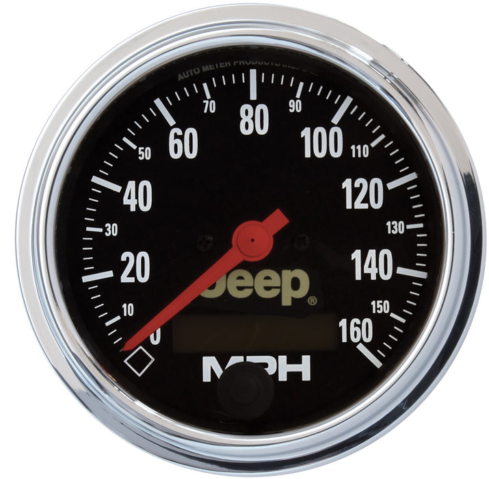 AutoMeter 880244 GAUGE; SPEEDOMETER; 3 3/8in.; 160MPH; ELEC. PROGRAMMABLE; JEEP - Truck Part Superstore