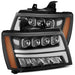 AlphaRex 880287 LED Projector Headlights Plank Style Design Gloss Black - Truck Part Superstore