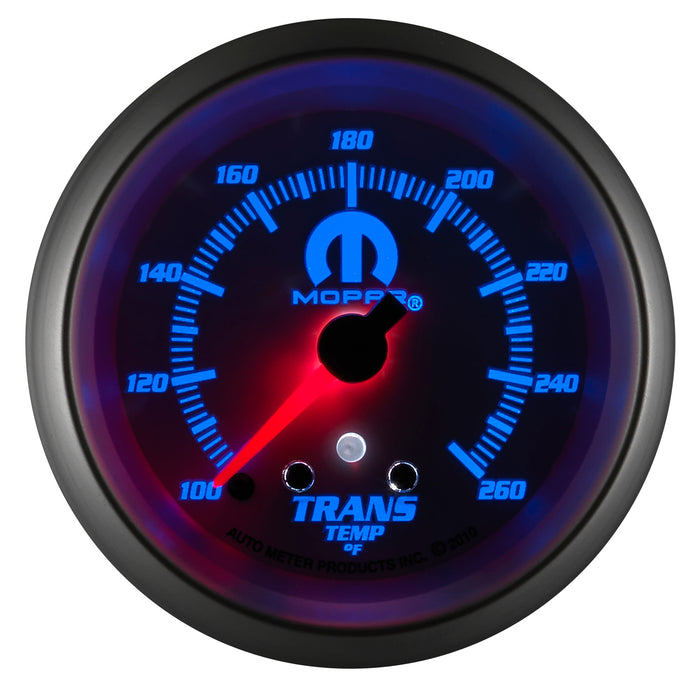 AutoMeter 880359 GAUGE; TRANS TEMP; 2 5/8in.; 260deg.F; STEPPER MOTOR W/PEAK/WARN; WHITE; MOPAR - Truck Part Superstore