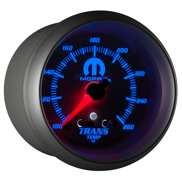 AutoMeter 880359 GAUGE; TRANS TEMP; 2 5/8in.; 260deg.F; STEPPER MOTOR W/PEAK/WARN; WHITE; MOPAR - Truck Part Superstore