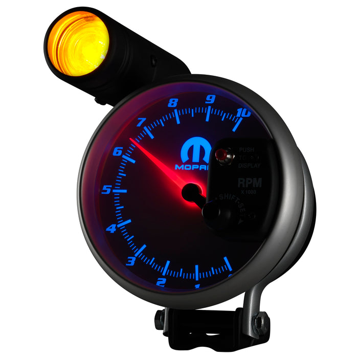 AutoMeter 880410 GAUGE; TACH; 5in.; 10K RPM; PEDESTAL W/SHIFT-LITE (VIPER V10/2.5PPR); WHT; MOPAR - Truck Part Superstore
