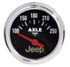 AutoMeter 880431 GAUGE; AXLE TEMP; 2 1/16in.; 250deg.F; ELEC; JEEP - Truck Part Superstore
