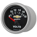 AutoMeter 880444 GAUGE; VOLTMETER; 2 1/16in.; 18V; ELECTRIC; CHEVY GOLD BOWTIE - Truck Part Superstore