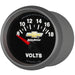 AutoMeter 880444 GAUGE; VOLTMETER; 2 1/16in.; 18V; ELECTRIC; CHEVY GOLD BOWTIE - Truck Part Superstore
