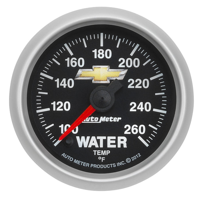 AutoMeter 880446 GAUGE; WATER TEMP; 2 1/16in.; 100-260deg.F; DIGITAL STEPPER MOTOR; CHEVY GOLD BO - Truck Part Superstore