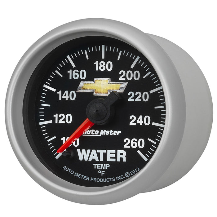 AutoMeter 880446 GAUGE; WATER TEMP; 2 1/16in.; 100-260deg.F; DIGITAL STEPPER MOTOR; CHEVY GOLD BO - Truck Part Superstore