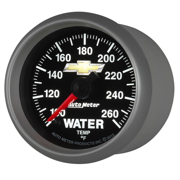 AutoMeter 880446 GAUGE; WATER TEMP; 2 1/16in.; 100-260deg.F; DIGITAL STEPPER MOTOR; CHEVY GOLD BO - Truck Part Superstore