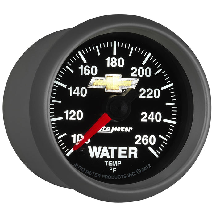 AutoMeter 880446 GAUGE; WATER TEMP; 2 1/16in.; 100-260deg.F; DIGITAL STEPPER MOTOR; CHEVY GOLD BO - Truck Part Superstore
