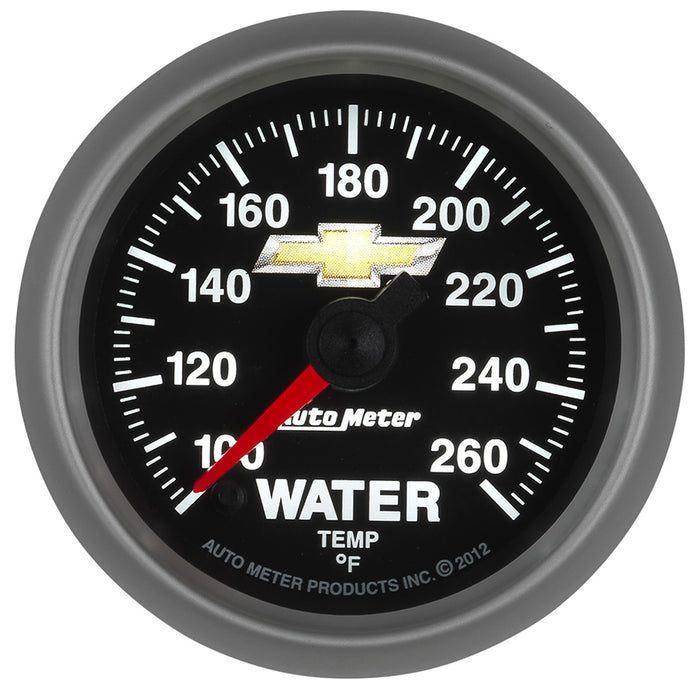 AutoMeter 880446 GAUGE; WATER TEMP; 2 1/16in.; 100-260deg.F; DIGITAL STEPPER MOTOR; CHEVY GOLD BO - Truck Part Superstore