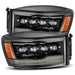 AlphaRex 880538 LED Projector Headlights in Alpha-Black - Truck Part Superstore