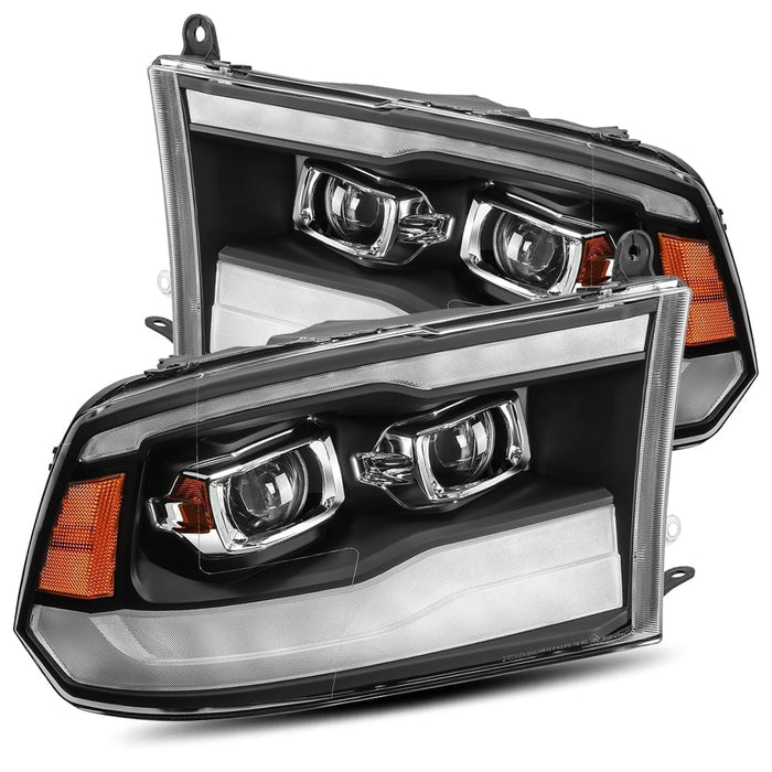 AlphaRex 880539 LED Projector Headlights in Black - Truck Part Superstore