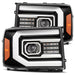 AlphaRex 880606 Projector Headlights Plank Style Design Matte Black - Truck Part Superstore