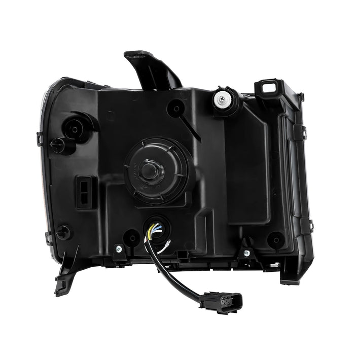 AlphaRex 880606 Projector Headlights Plank Style Design Matte Black - Truck Part Superstore