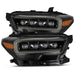 AlphaRex 880705 LED Projector Headlights Plank Style Design Midnight Black - Truck Part Superstore