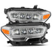 AlphaRex 880706 LED Projector Headlights Plank Style Design Chrome - Truck Part Superstore