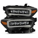 AlphaRex 880707 LED Projector Headlights Plank Style Design Black - Truck Part Superstore