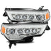 AlphaRex 880724 LED Projector Headlights Plank Style Design Chrome - Truck Part Superstore