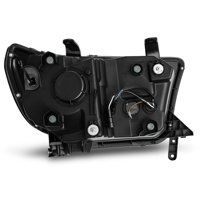 AlphaRex 880729 LED Projector Headlights Plank Style Design Black - Truck Part Superstore