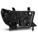 AlphaRex 880729 LED Projector Headlights Plank Style Design Black - Truck Part Superstore