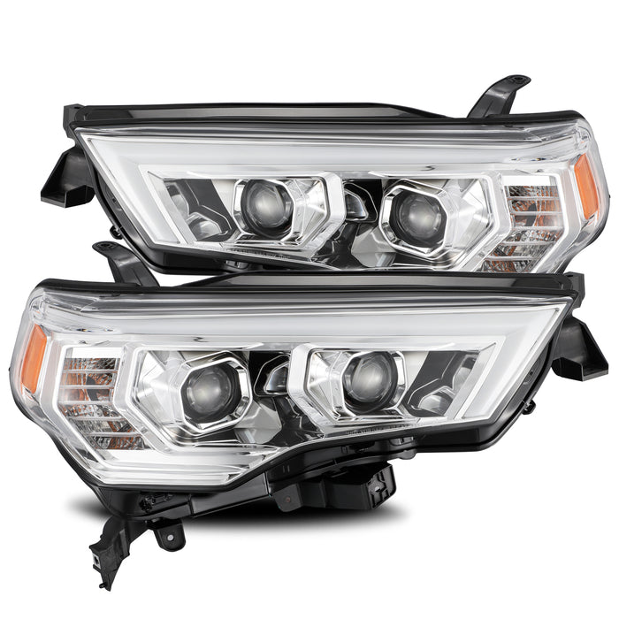 AlphaRex 880731 Projector Headlights Plank Style Design Chrome - Truck Part Superstore