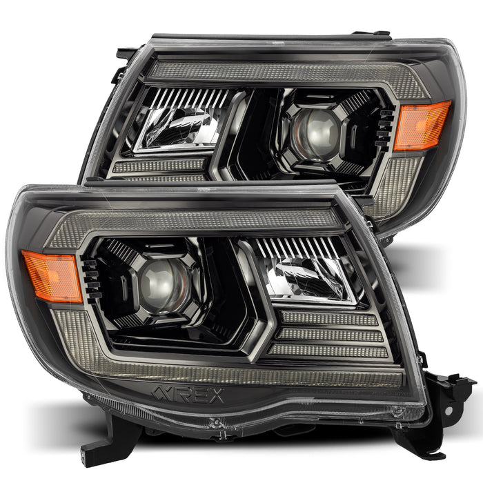 AlphaRex 880736 Projector Headlights Alpha-Black - Truck Part Superstore