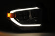 AlphaRex 880772 LED Projector Headlights Plank Style Design Gloss Black - Truck Part Superstore