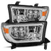 AlphaRex 880789 LED Projector Headlights Plank Style Design Chrome - Truck Part Superstore
