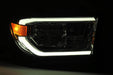 AlphaRex 880789 LED Projector Headlights Plank Style Design Chrome - Truck Part Superstore