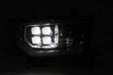 AlphaRex 880789 LED Projector Headlights Plank Style Design Chrome - Truck Part Superstore