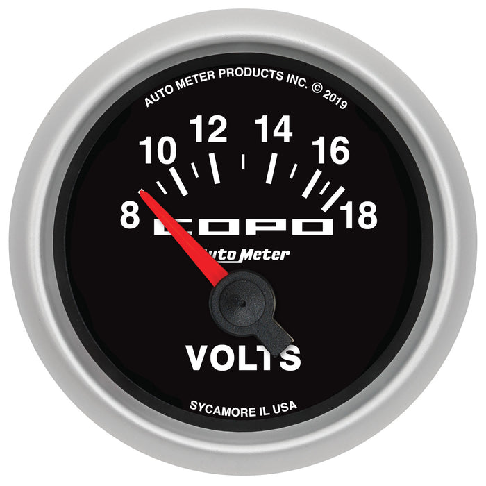 AutoMeter 880874 GAUGE; VOLTMETER; 2 1/16in.; 18V; ELECTRIC; COPO - Truck Part Superstore