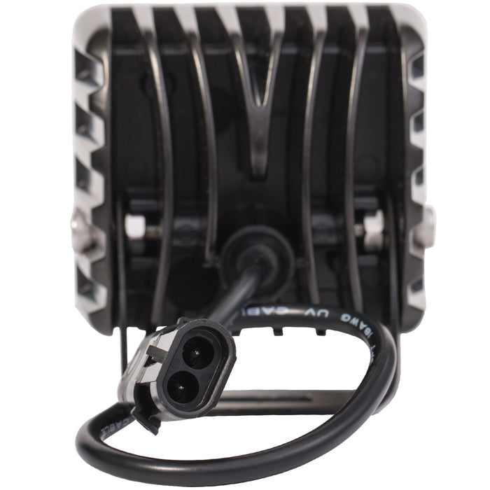 ANZO USA 881052 Rugged Vision Off Road LED Flood Light; 3 in. x 3 in.; High Power; w/Harness; - Truck Part Superstore