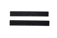 Auto Ventshade (AVS) 88106 Stepshield® Door Sill Protector; Black; 2 pc.; Custom; Front; - Truck Part Superstore