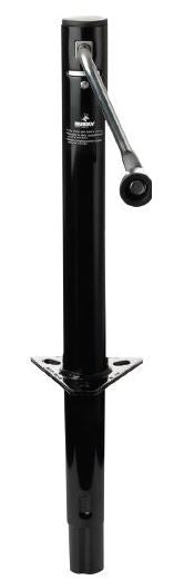 Husky Towing 88129 Man Side Wind Jack 1000 Cap Bolt-On or Weld-On Mnt Painted Black - Truck Part Superstore
