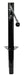Husky Towing 88129 Man Side Wind Jack 1000 Cap Bolt-On or Weld-On Mnt Painted Black - Truck Part Superstore