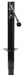 Husky Towing 88130 Man Side Wind Jack 2K Cap Bolt-On Or Weld-On Mnt Painted Black - Truck Part Superstore