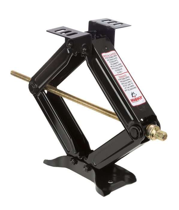 Husky Towing 88134 Scissor Mechanical 5000 LB Capacity 20" Height Powder Coated Black Steel 2 Pack - Truck Part Superstore