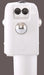 Husky Towing 88141 Electric 4500 LB Cap 18" Travel 6" Drop Down Leg 3 Stand LEDS W/O Remote White - Truck Part Superstore