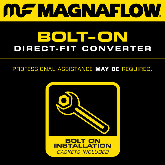 MagnaFlow Exhaust Products 93312 Standard Grade Direct-Fit Catalytic Converter - Truck Part Superstore