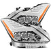AlphaRex 881981 LED Projector Headlights Plank Style Design Chrome - Truck Part Superstore