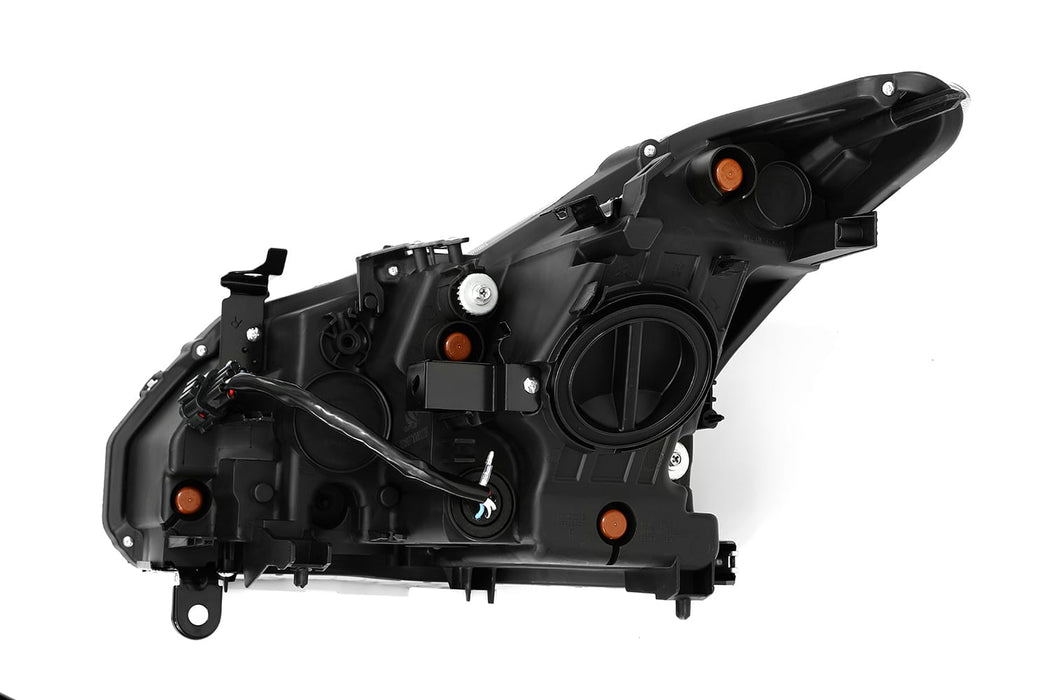 AlphaRex 881983 LED Projector Headlights Plank Style Design Matte Black - Truck Part Superstore