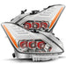 AlphaRex 881990 LED Projector Headlights Plank Style Design Chrome - Truck Part Superstore