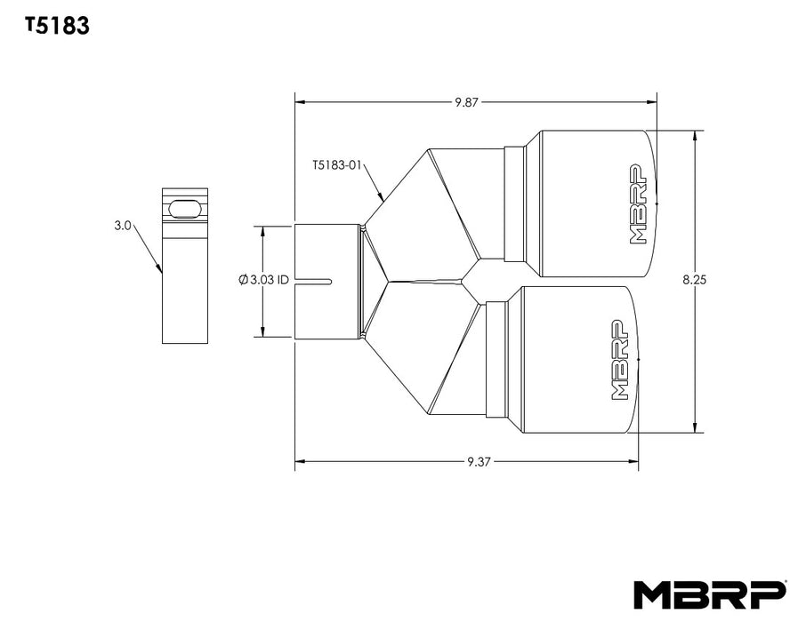 MBRP Exhaust T5183 T304 Stainless Steel. - Truck Part Superstore