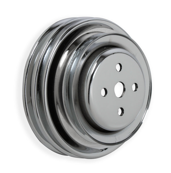 Mr Gasket 8829 Chrome Plated Steel Water Pump Pulley - Truck Part Superstore