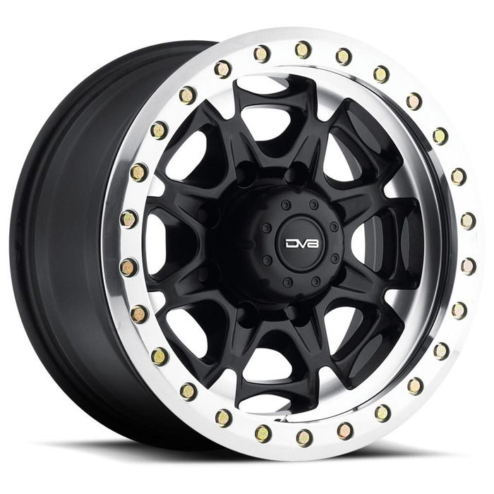 DV8 Offroad 882B-7858112 882 Beadlock 17X8.5 8x165.1 -12MM Matte Black DV8 Offroad - Truck Part Superstore