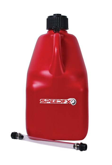 SpeedFx 8830 Red; 5 Gallon Capacity; Plastic; With Filler Hose and Cap - Truck Part Superstore