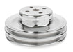 Mr Gasket 8831 Chrome Plated Steel Water Pump Pulley; Double Groove; Small Block Ford; - Truck Part Superstore