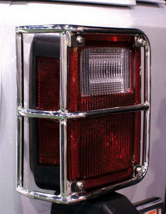 Rampage 88460 Tail Light Guards; Stainless; Pair; - Truck Part Superstore