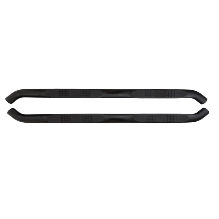 Rampage 8854 Body Side 3 in. Round Step Bar Wheel -To- Wheel; w/Step; Black; Pair; - Truck Part Superstore